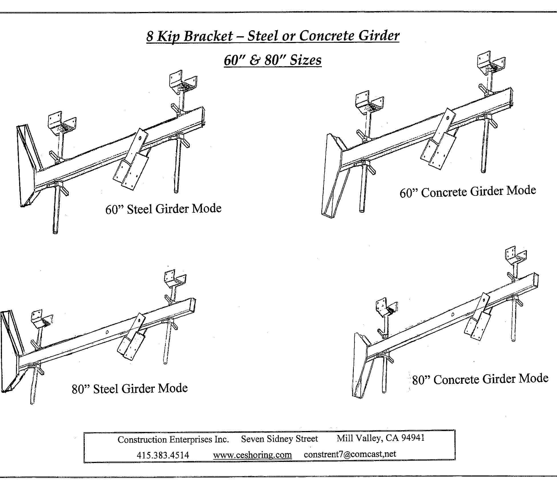 Miscellaneous - Bridge Brackets - Construction Enterprises Inc